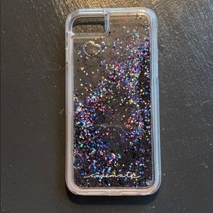 Glitter fall phone case for iPhone 7